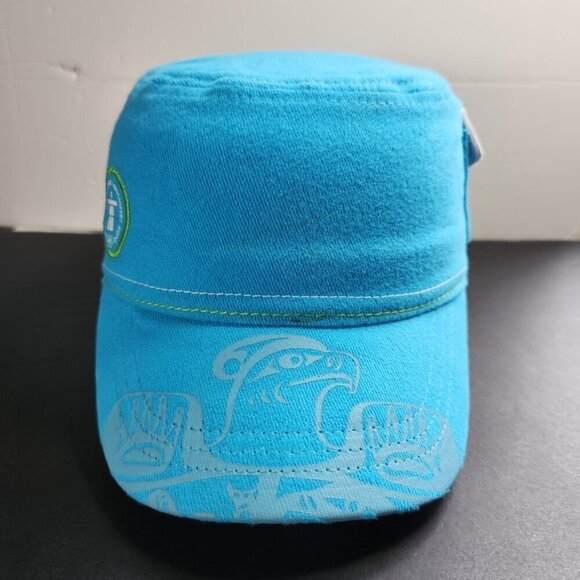 Olympic Vancouver 2010 Hat Cap Haida eagle on Brim, Haida Sun on Pocket - Picture 2 of 14